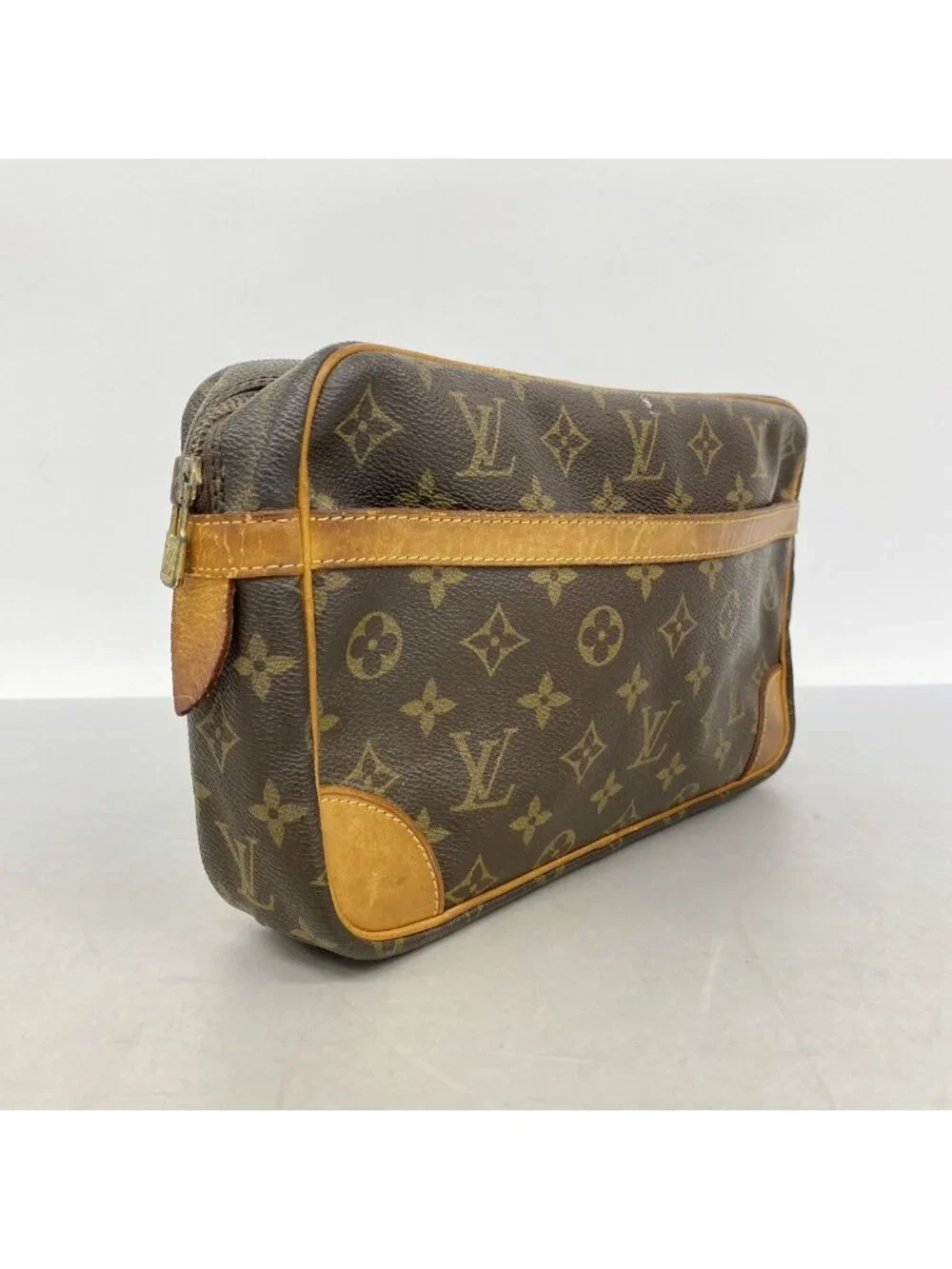 Louis Vuitton Clutch Monogram Compiegne 28 Brown